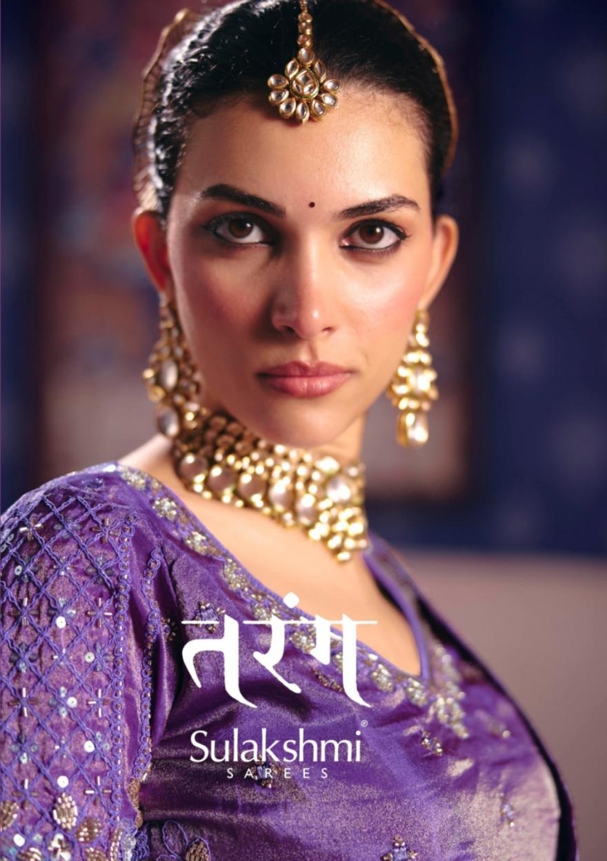 sulakshmi tarang series 8801-8812 viscose festival wear saree collection