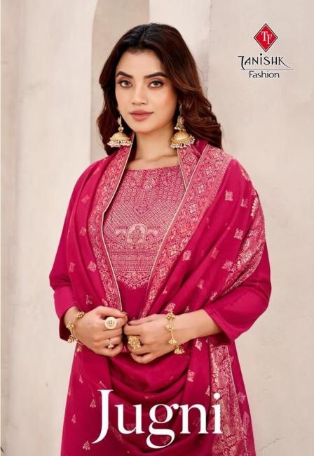 tanishk jugni series 1901-1904 viscose muslin jacquard wholesale suit in surat