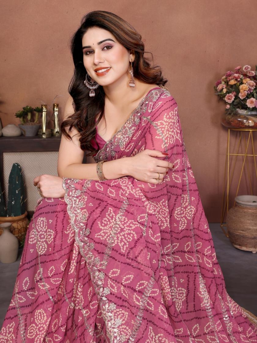 taniska hit design georgette saree at wholesale price