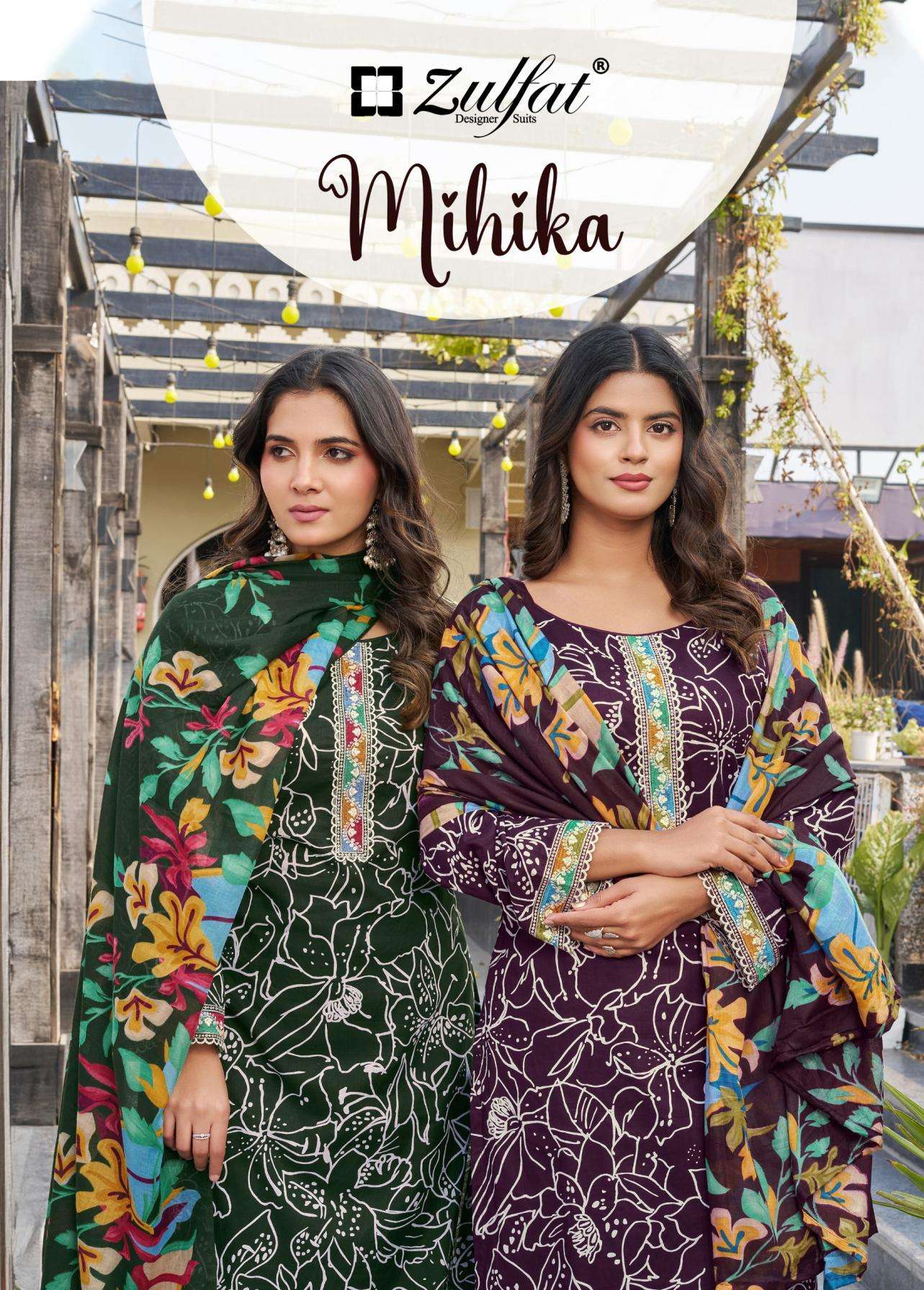 zulfat mihika series 716001-716004 Pure Cotton wholesale suit in surat