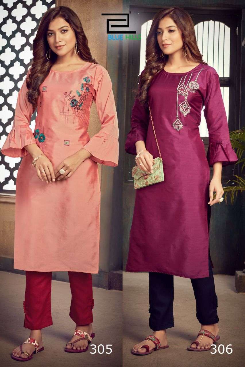 BLUE HILLS INSTAGRAM VOL 3 FANCY KURTI WITH LOW BUDGET WIRH BEST RATES