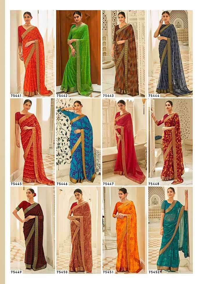 antra kishori vol 2 series 75441-75452 major georgette saree