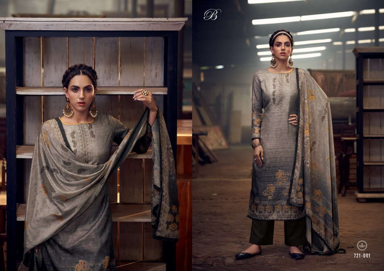 belliza heritage series 721001-721010 Pure Handloom Silk suit
