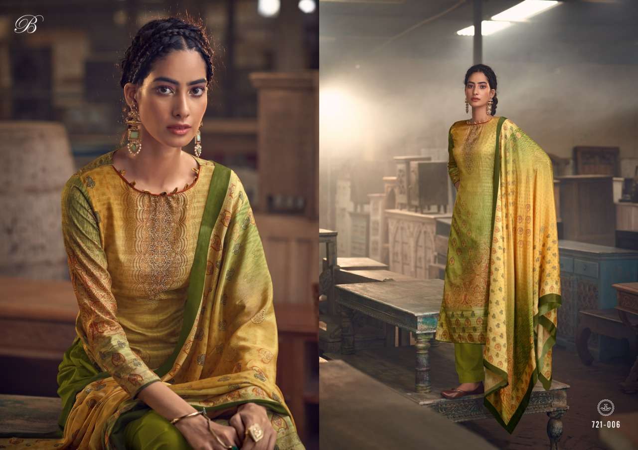 belliza heritage series 721001-721010 Pure Handloom Silk suit
