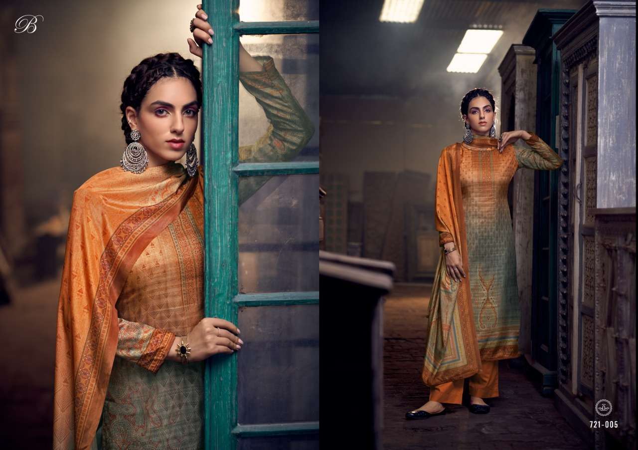 belliza heritage series 721001-721010 Pure Handloom Silk suit