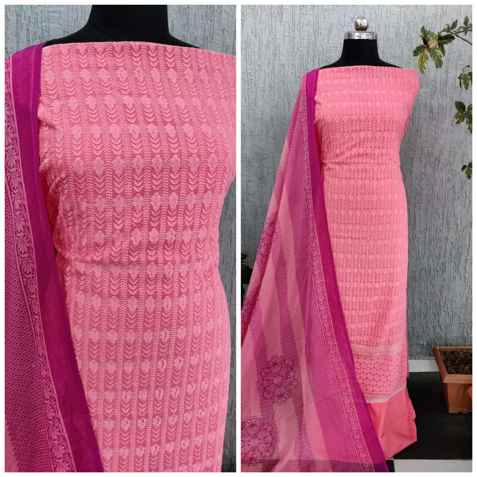 BT-  07 DESIGNER GEORGETTE SCHIFFLI NON CATALOG SUIT 