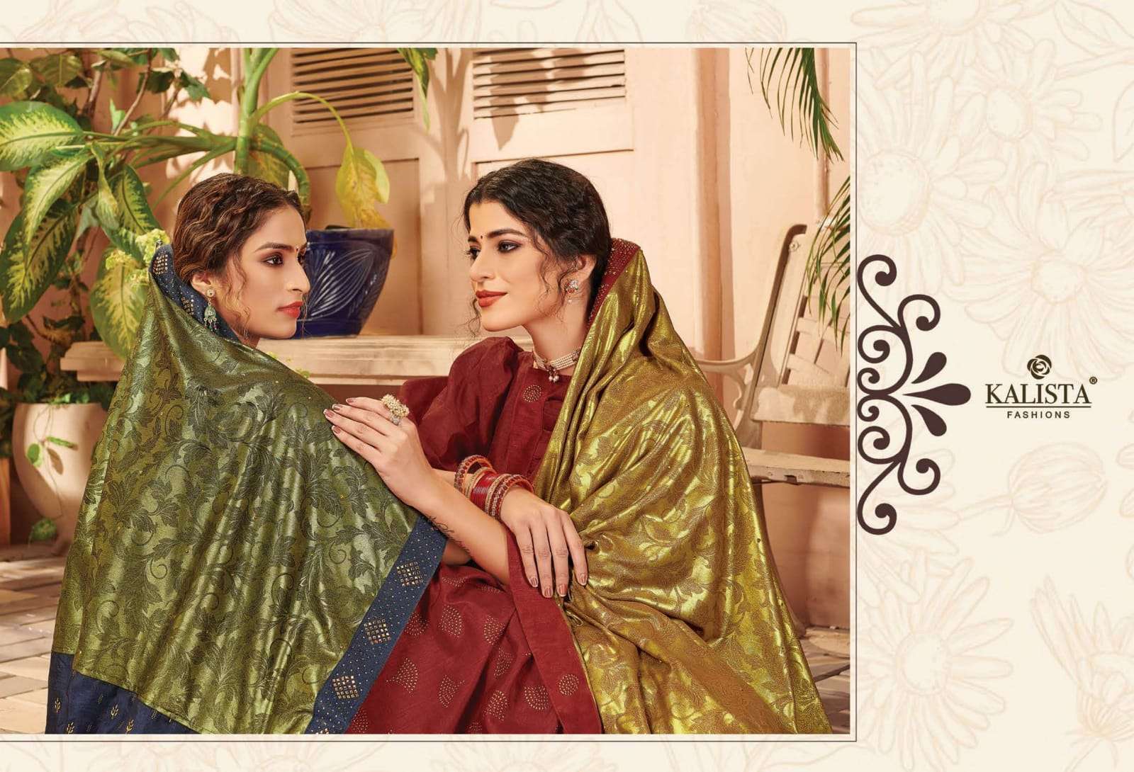 KALISTA PRESENT GOOGLE IMPORTED DESIGNER FANCY SAREE