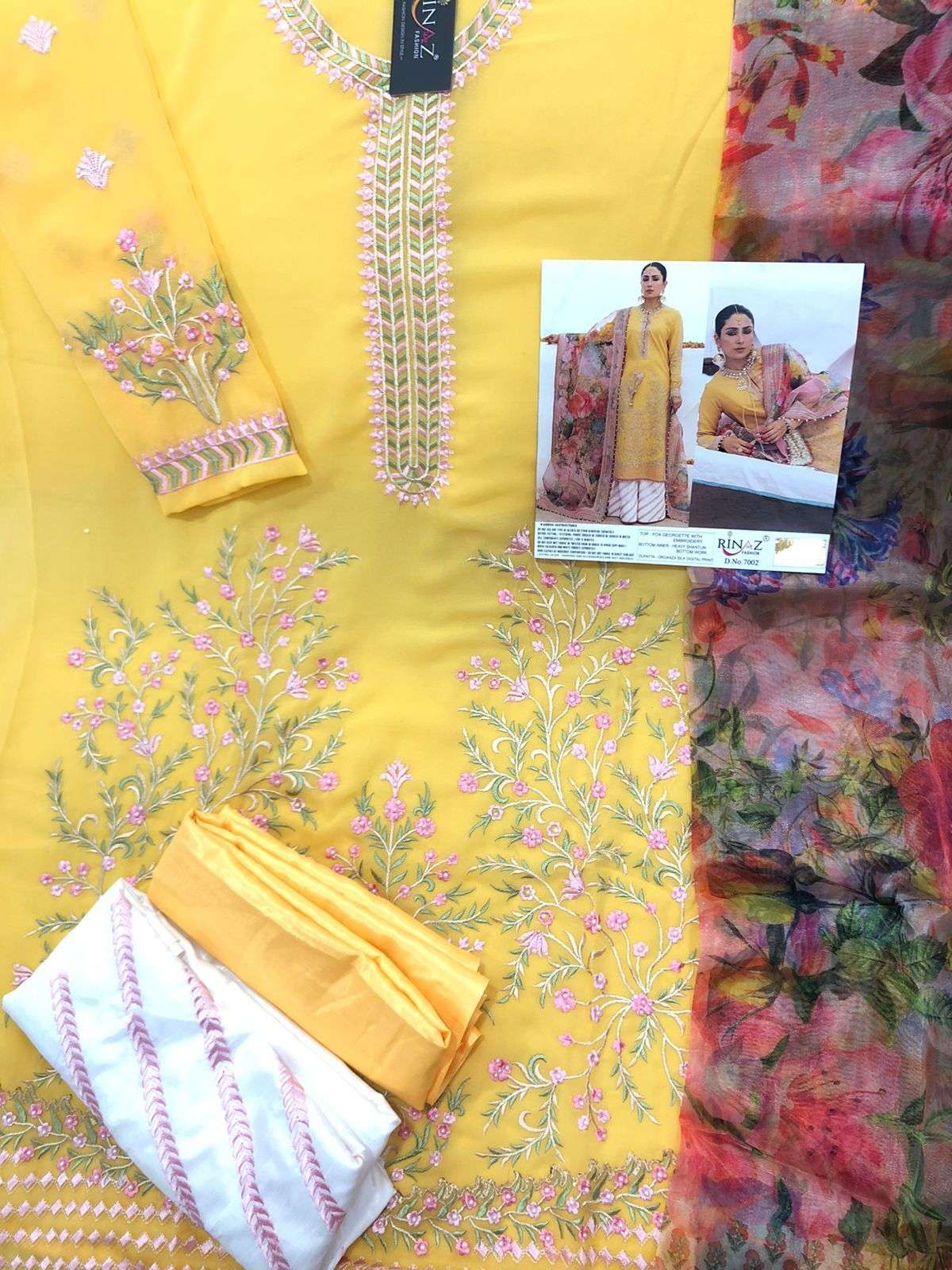 MIX BRAND PAKISTANI SUPER HIT DESIGNER FAUX GEORGTETE SUIT SINGLES AVAILABLE 