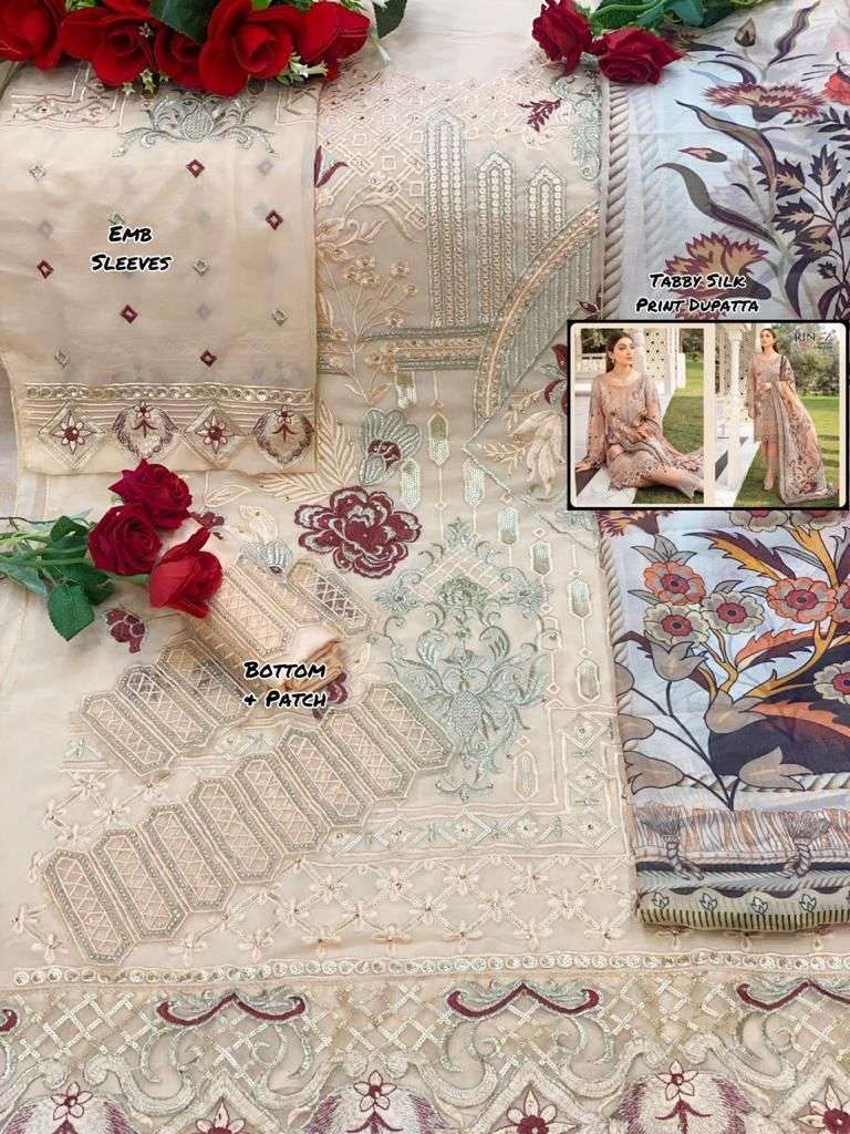 MIX BRAND PAKISTANI SUPER HIT DESIGNER FAUX GEORGTETE SUIT SINGLES AVAILABLE 