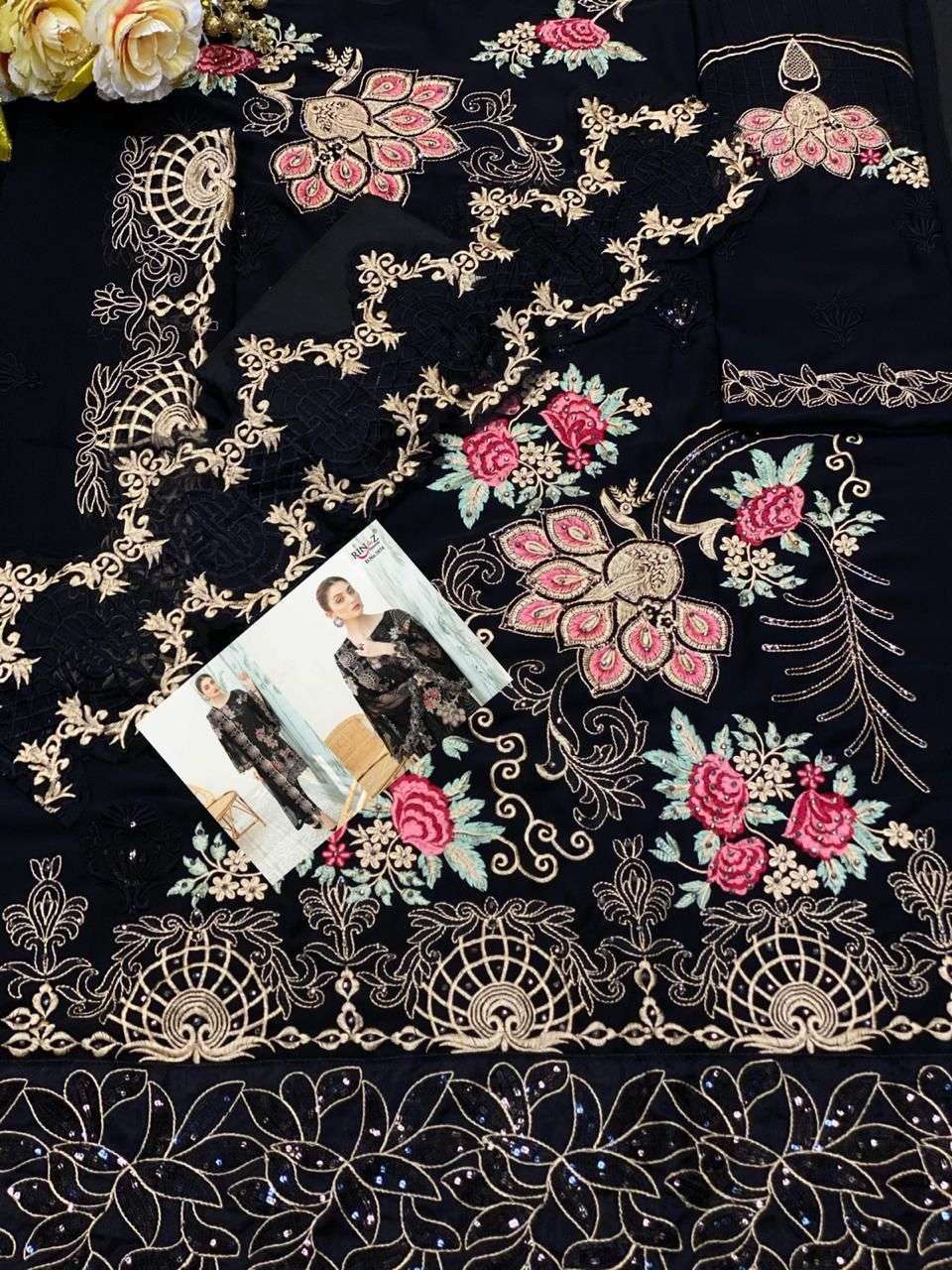 MIX BRAND PAKISTANI SUPER HIT DESIGNER FAUX GEORGTETE SUIT SINGLES AVAILABLE 