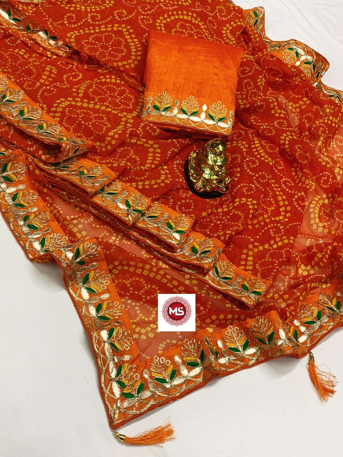 MS BRAND BHANDHINI GOTTA DESIGNER GEORGETTE SAREE