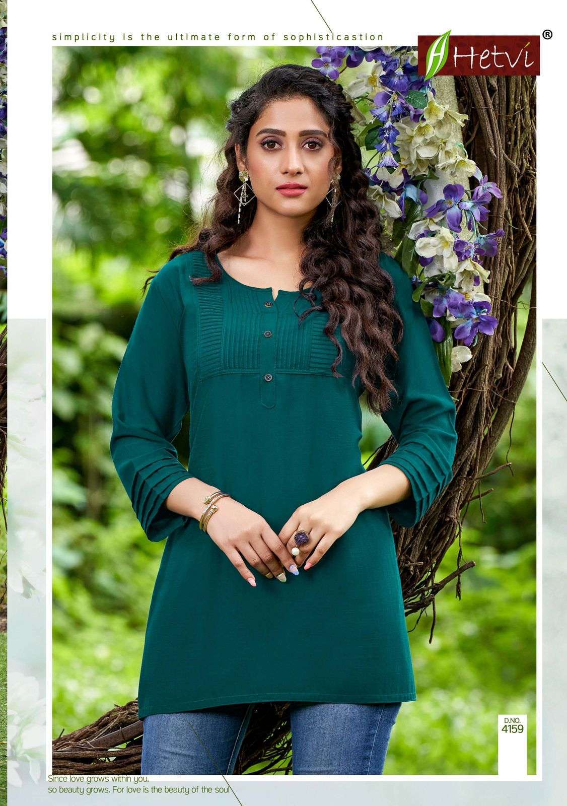 RICHA BY HETVI HEAVY RAYON FUJI SILK SHORT TOP CATALOG COLLECTION