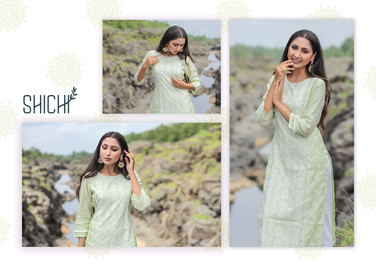 SHICHI PRESENTS QURBAT STRAIGHT KURTI WITH PANT BEAUTIFUL COLORS