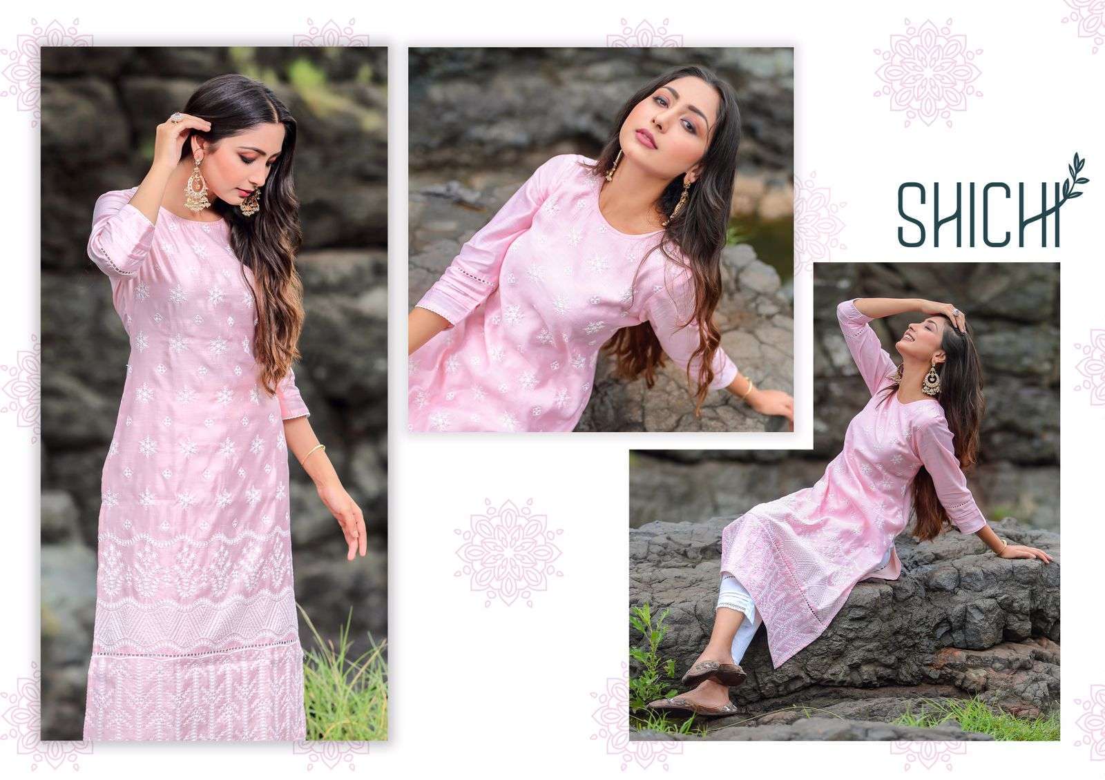 SHICHI PRESENTS QURBAT STRAIGHT KURTI WITH PANT BEAUTIFUL COLORS