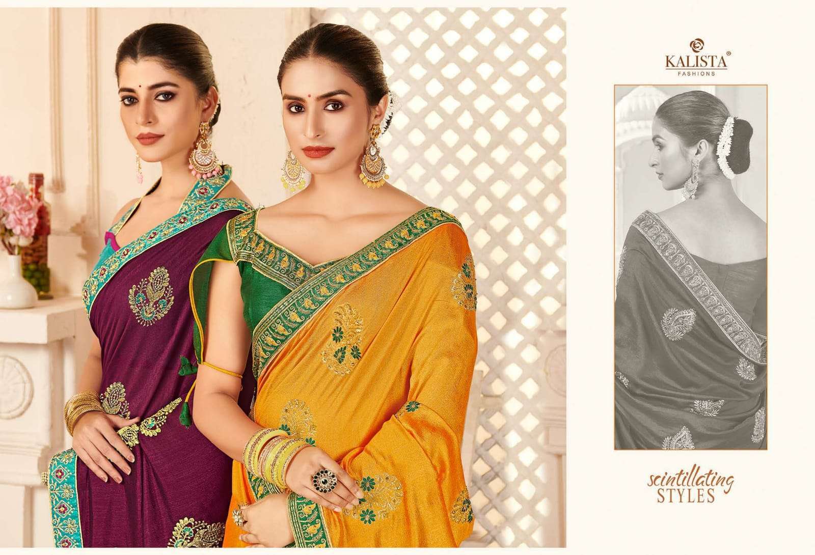 SUNAINA VOL 3 BY KALISTA VICHITRA SILK ETHNIC WEAR FANCY SAREE