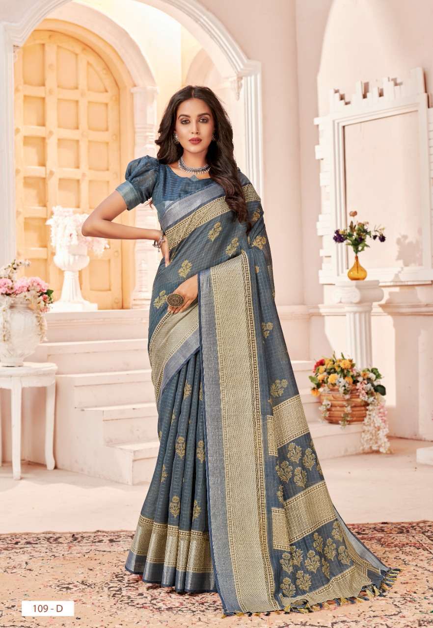 vinamra corporation silver 7 patta series 109 cotton zari silver patta saree