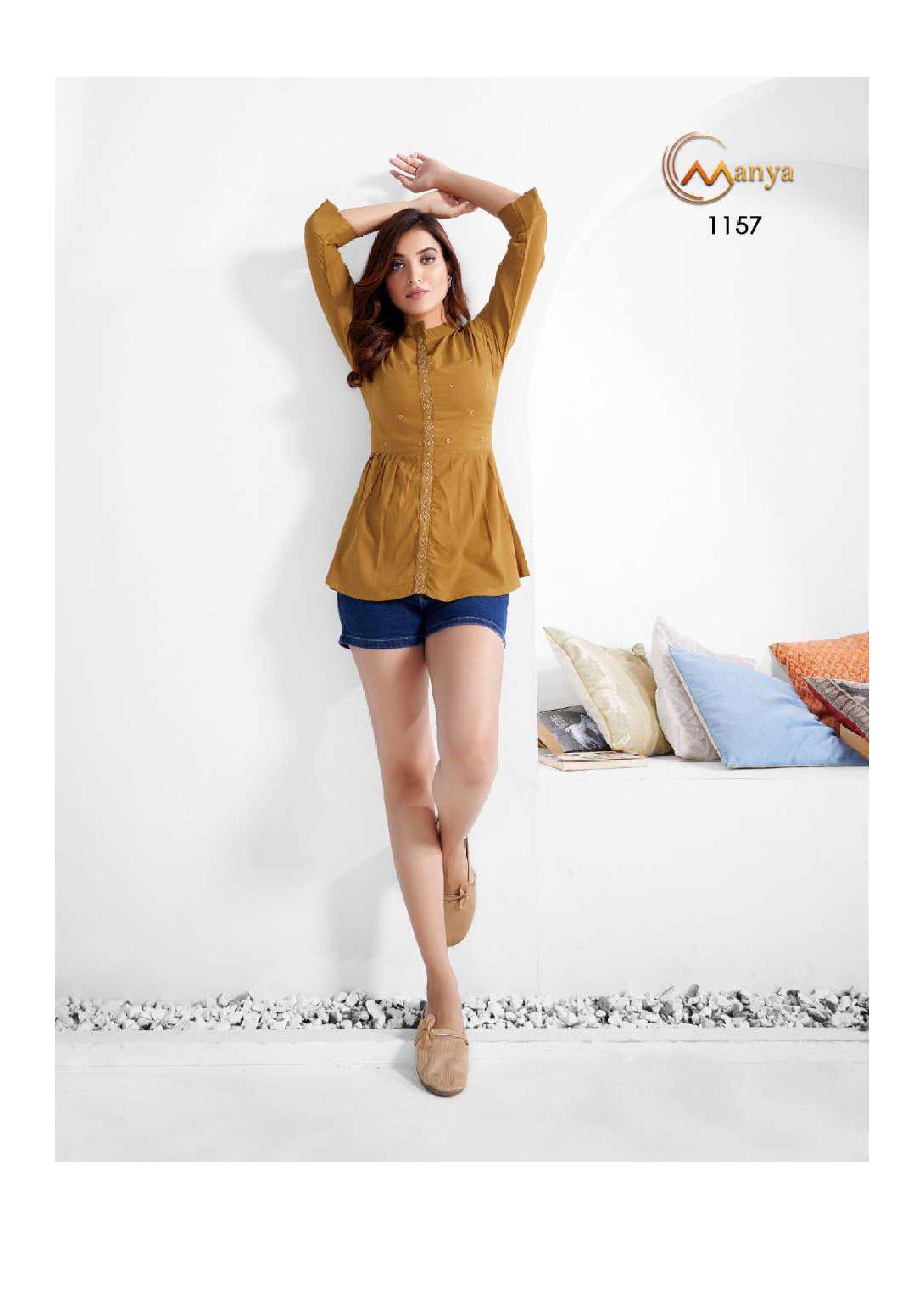 Mansi fashion colors 2 series 1151-1156 pure viscose top