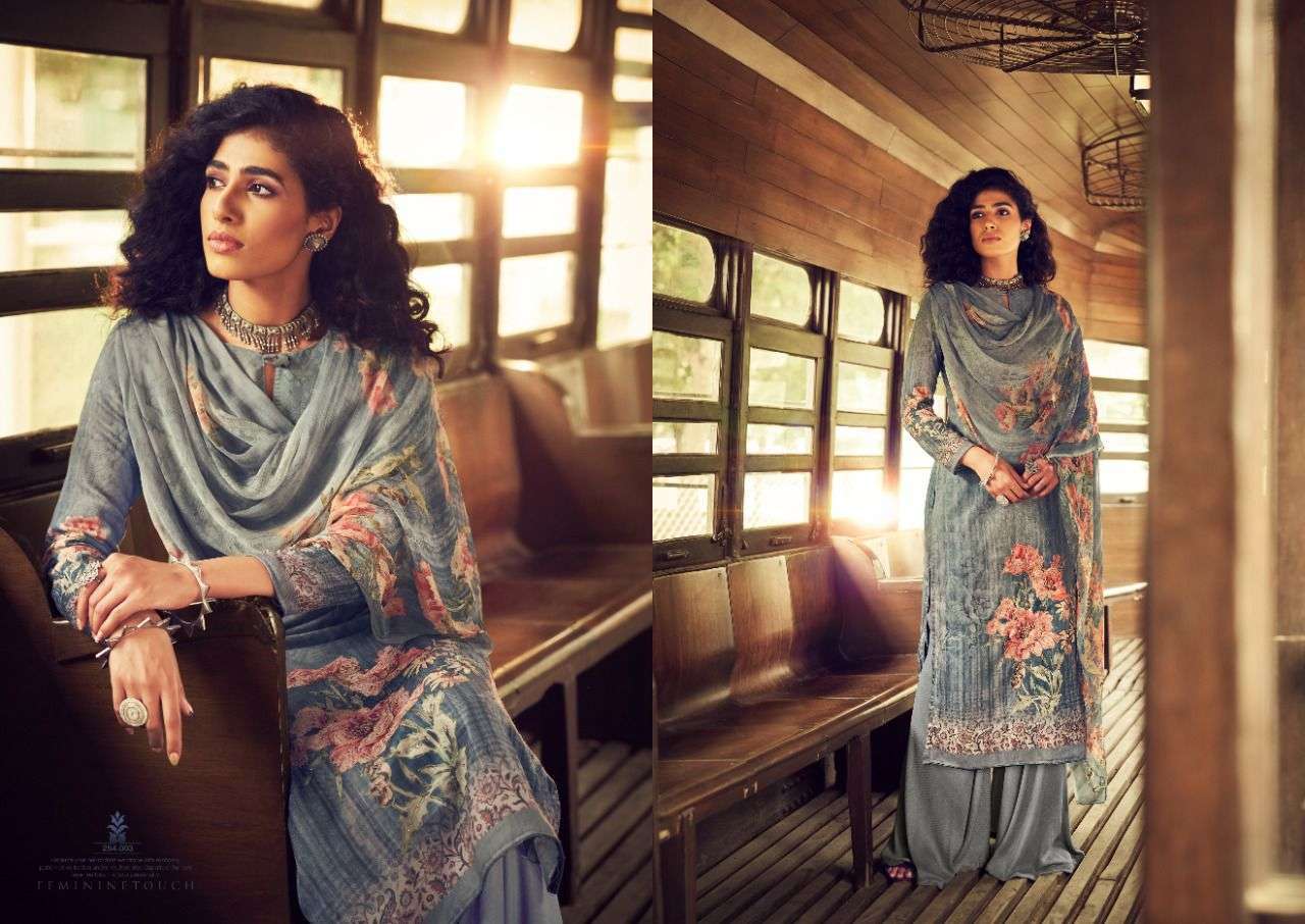 sargam coral series 254001-254008 pure viscose pashmina suit