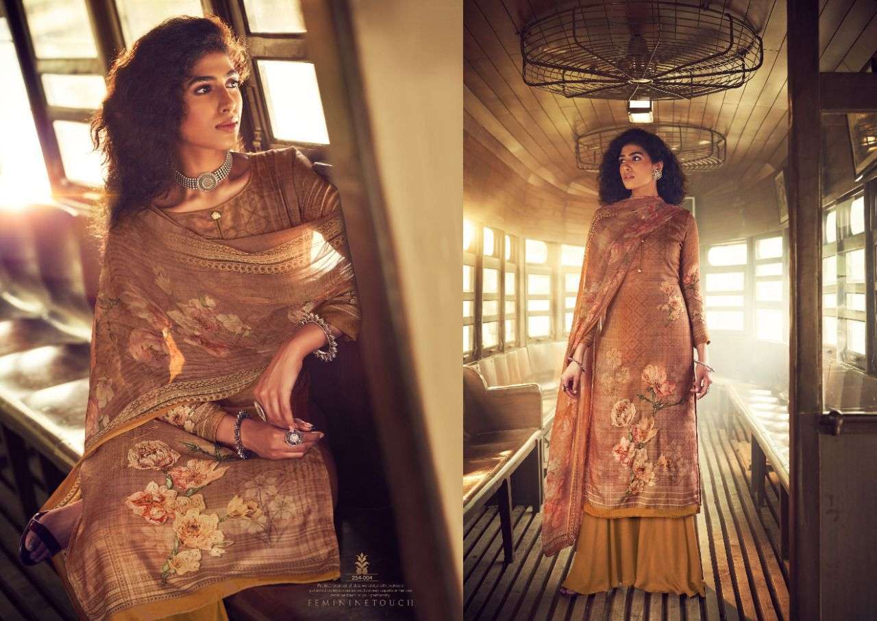 sargam coral series 254001-254008 pure viscose pashmina suit