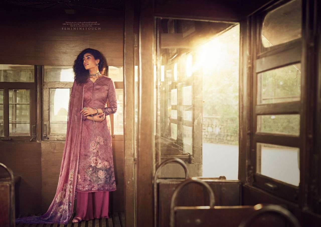 sargam coral series 254001-254008 pure viscose pashmina suit