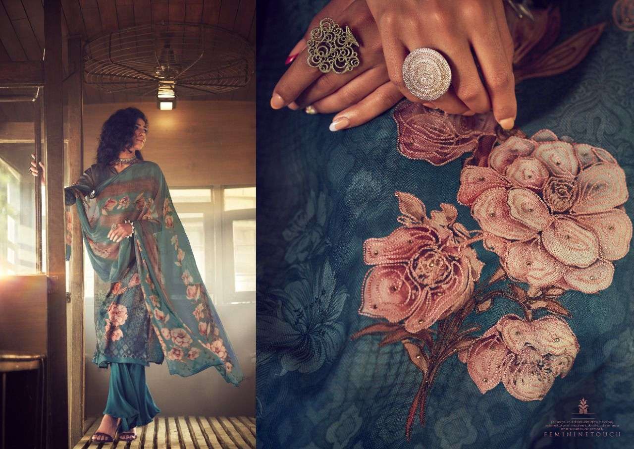 sargam coral series 254001-254008 pure viscose pashmina suit