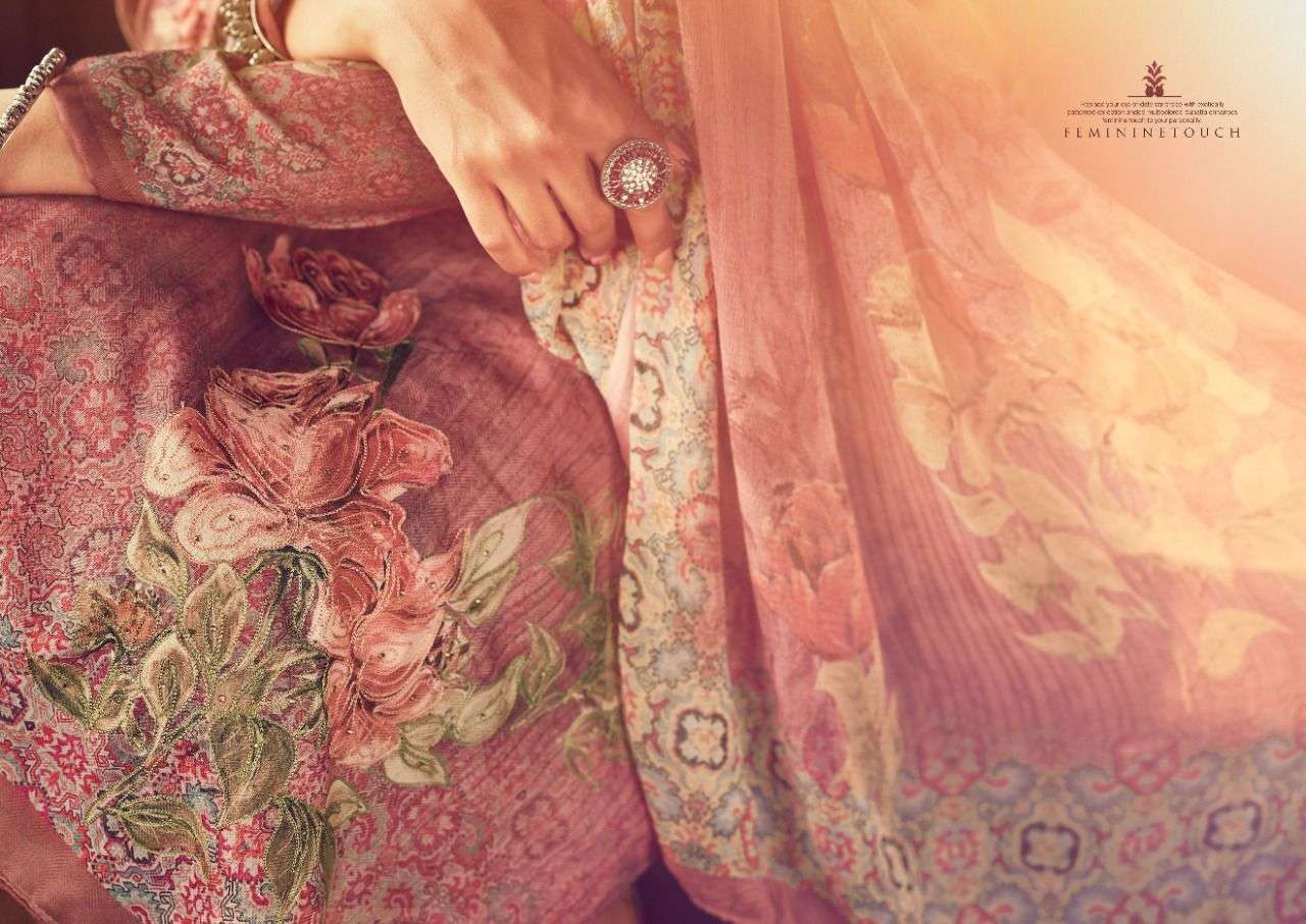 sargam coral series 254001-254008 pure viscose pashmina suit