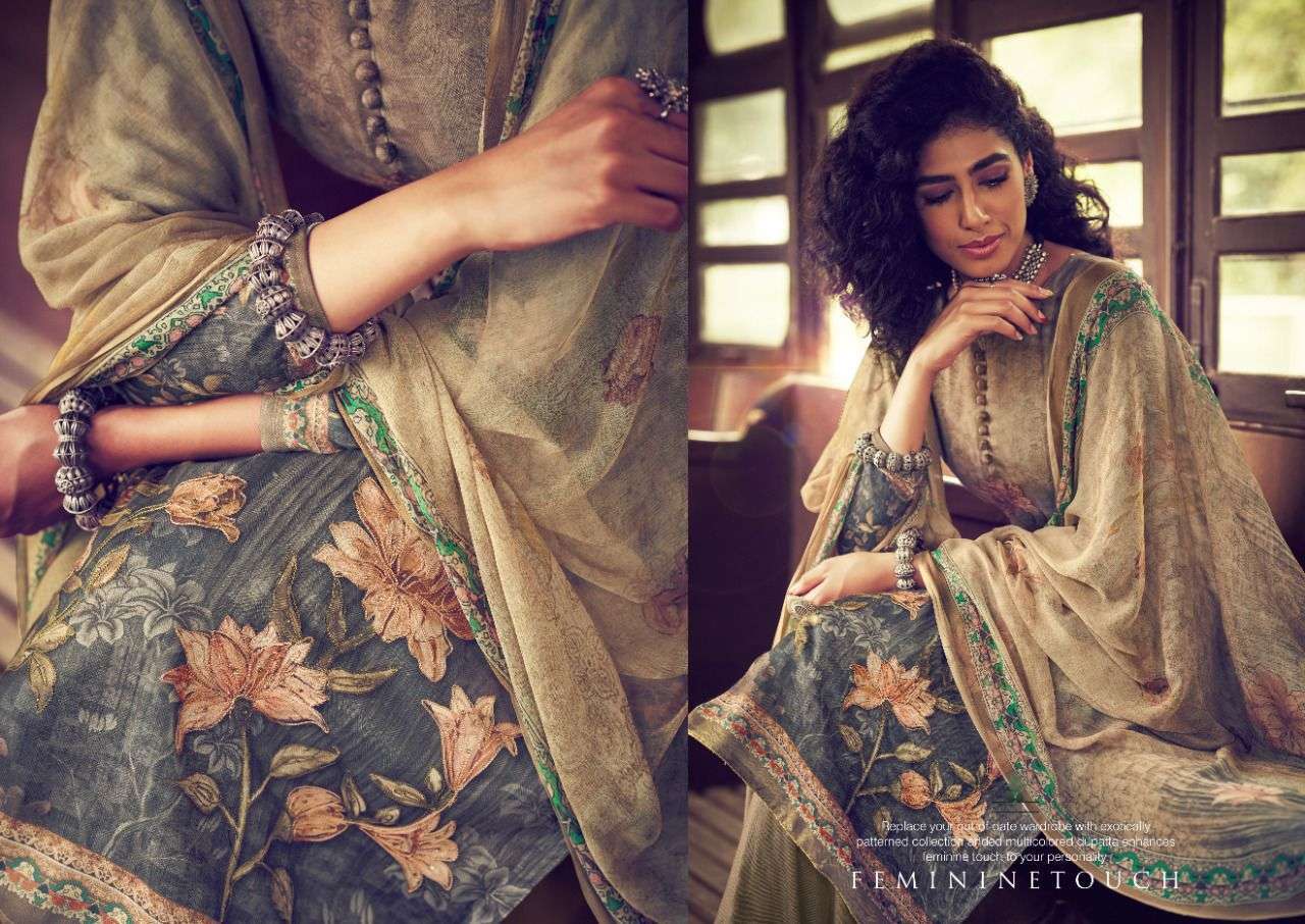 sargam coral series 254001-254008 pure viscose pashmina suit