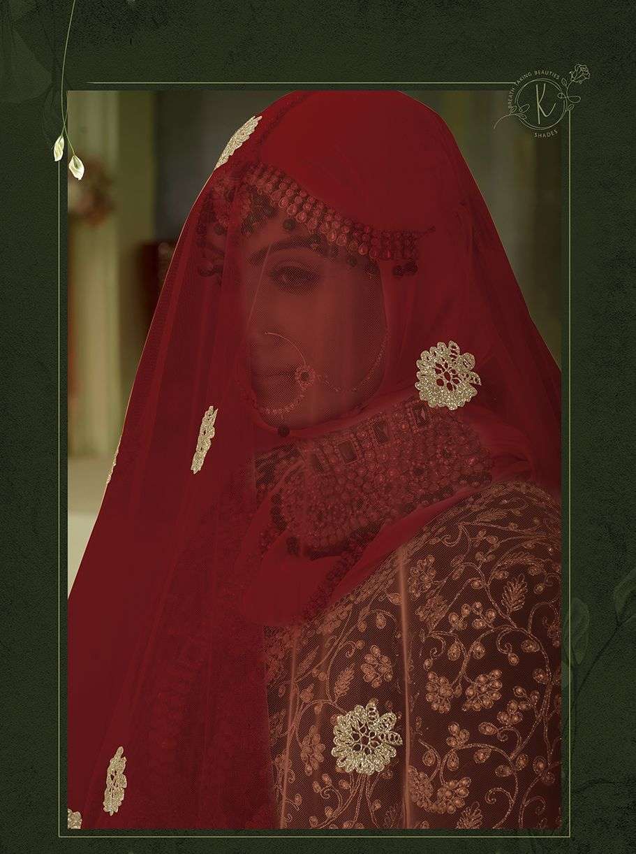 SENHORA PEPLUM BRIDAL HERITAGE VOL-8 DESIGNER 9000 HEAVY VELVET SUIT 