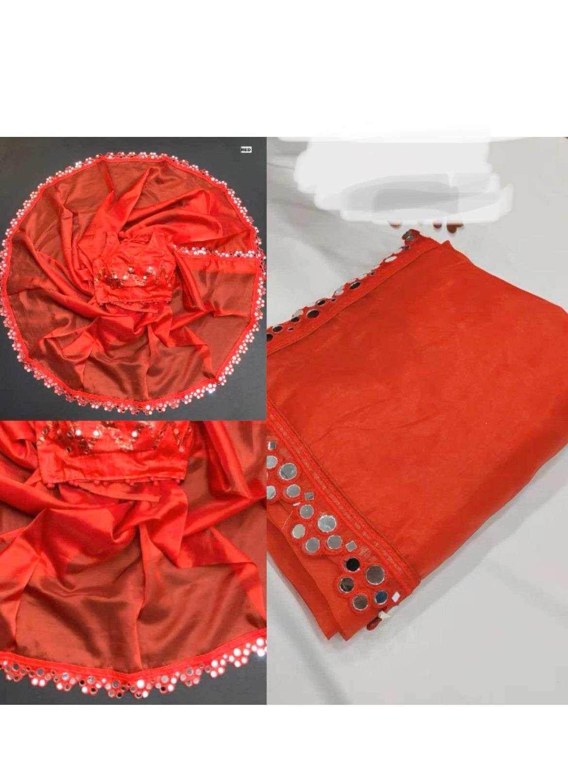 BT-16 DESIGNER HEAVY NYLON ORGANZA SILK NON CATALOG SAREE 