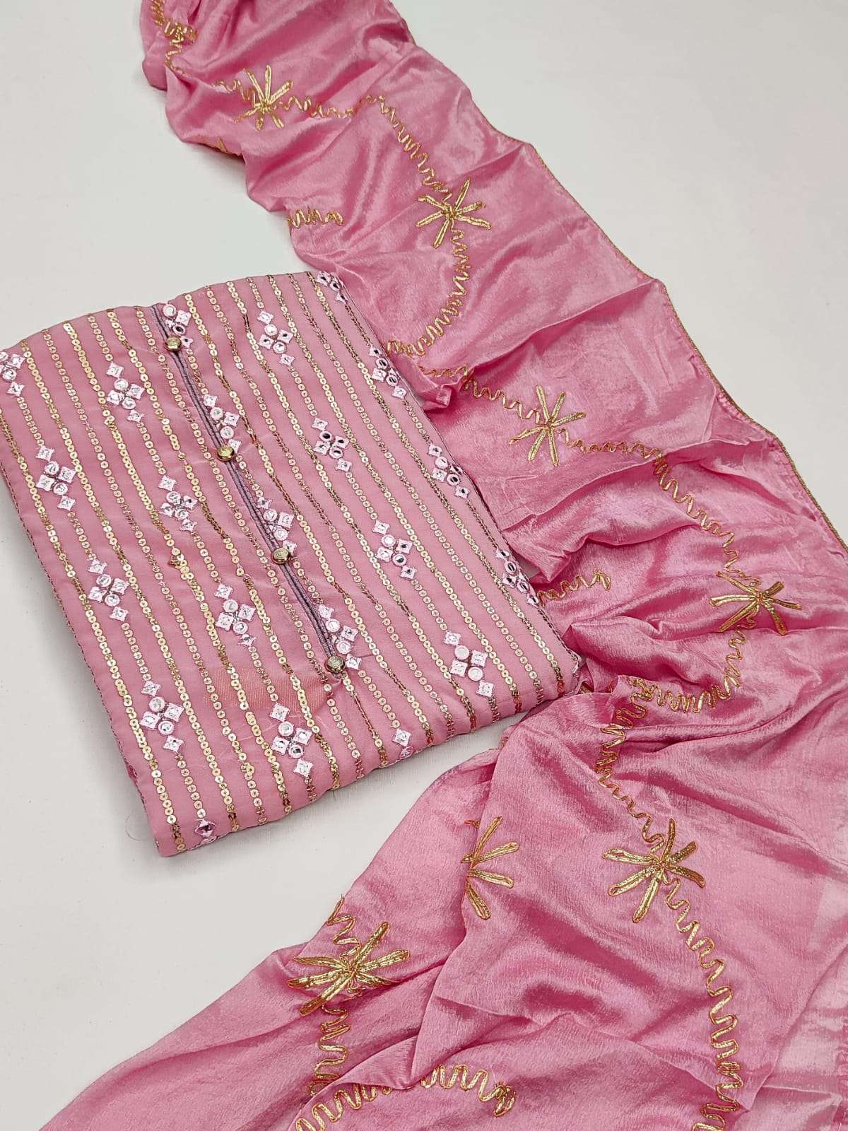 BT-17 DESIGNER FAUX GEORGETTE NON CATALOGS SUITS