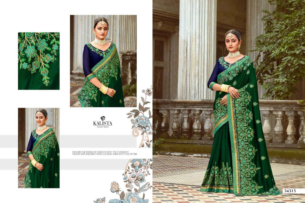kalista sana gold edition series 34313-34320 vichitra saree