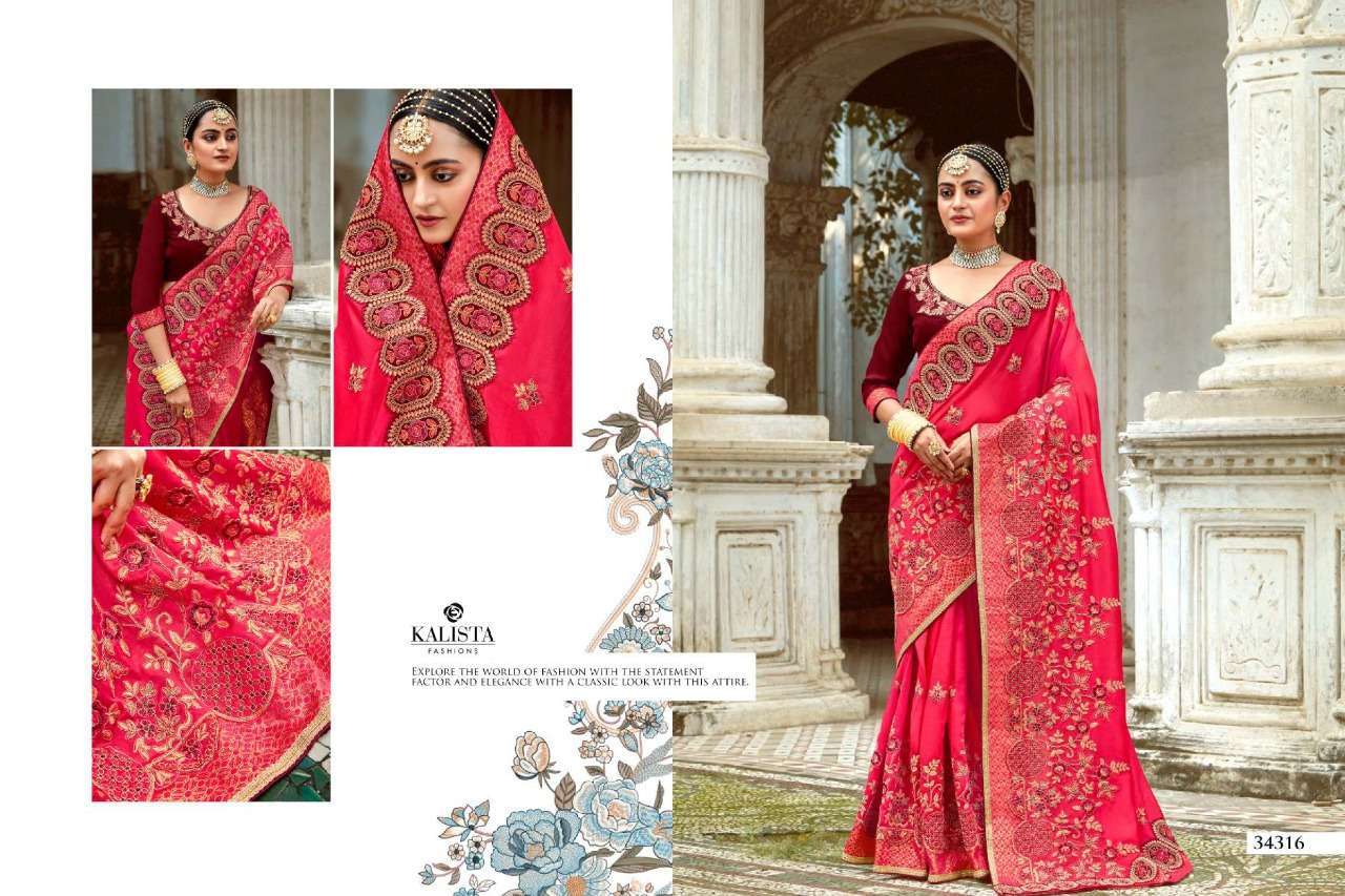 kalista sana gold edition series 34313-34320 vichitra saree