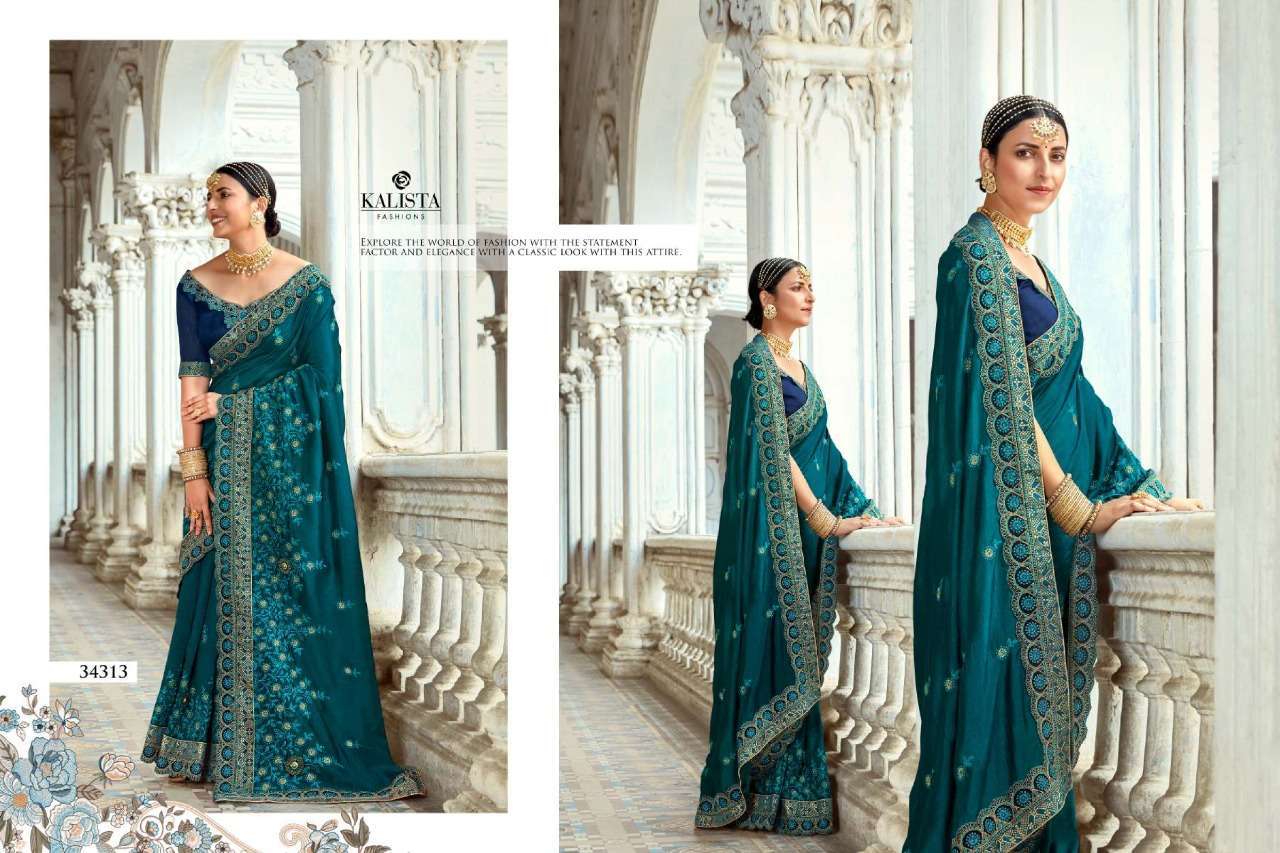 kalista sana gold edition series 34313-34320 vichitra saree