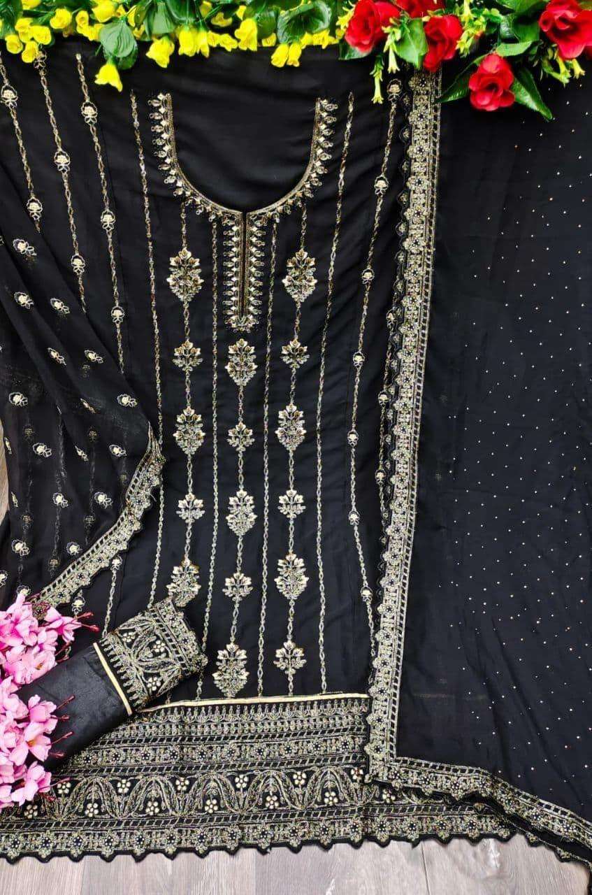 MOHINI GLAMOUR-96 96605 COLOR DESIGNER HEAVY FAUX GEORGETTE SUIT 