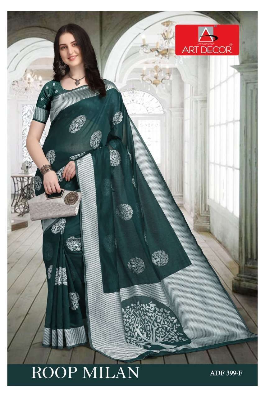 art decor roop milan series 399 handloom cotton saree