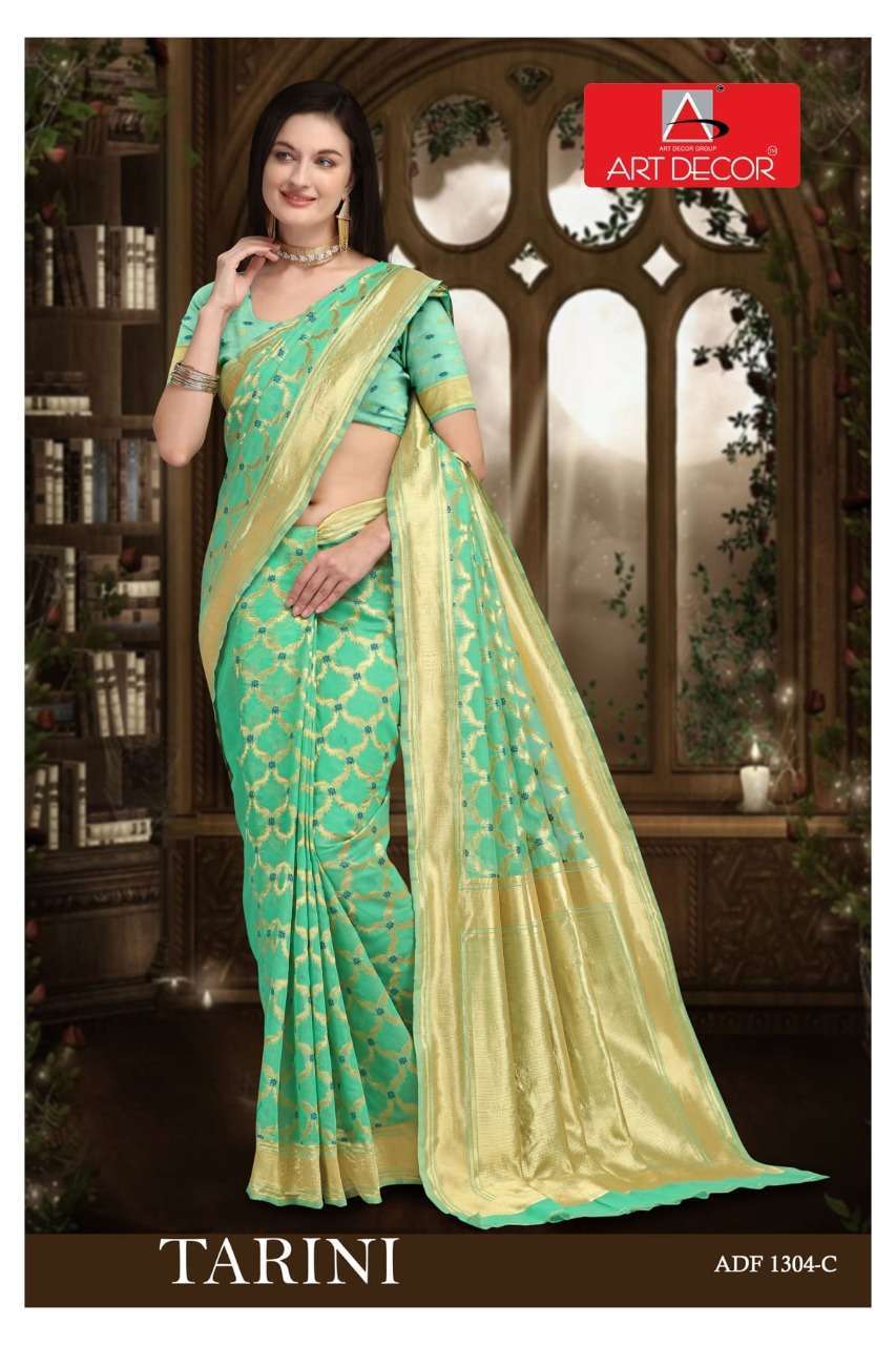 Art decor tarini series 1304 silk saree collection