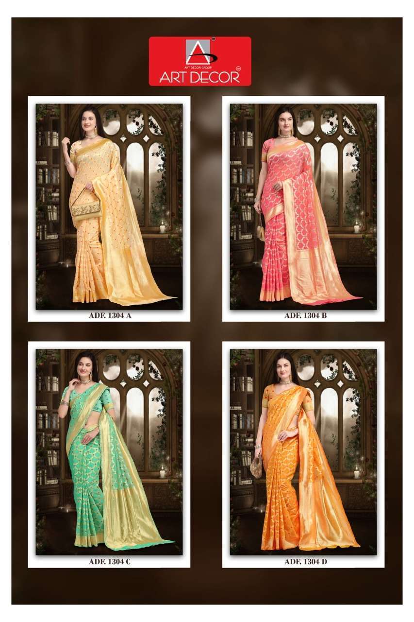 Art decor tarini series 1304 silk saree collection