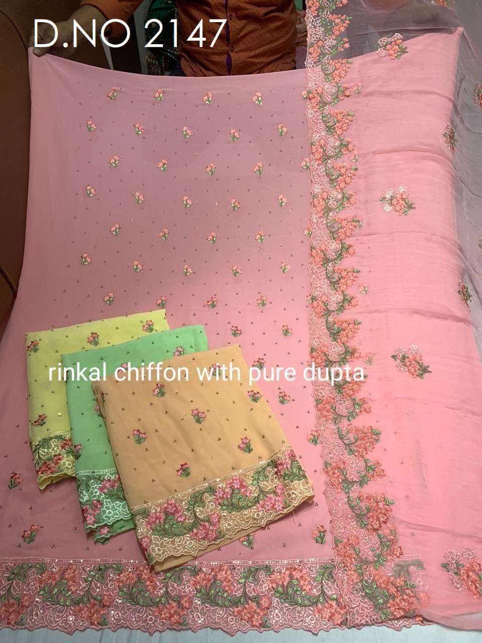 buy non catalog ladies salwar kameez heavy work 4 color matching suits