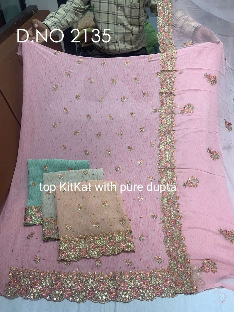buy non catalog ladies salwar kameez heavy work 4 color matching suits