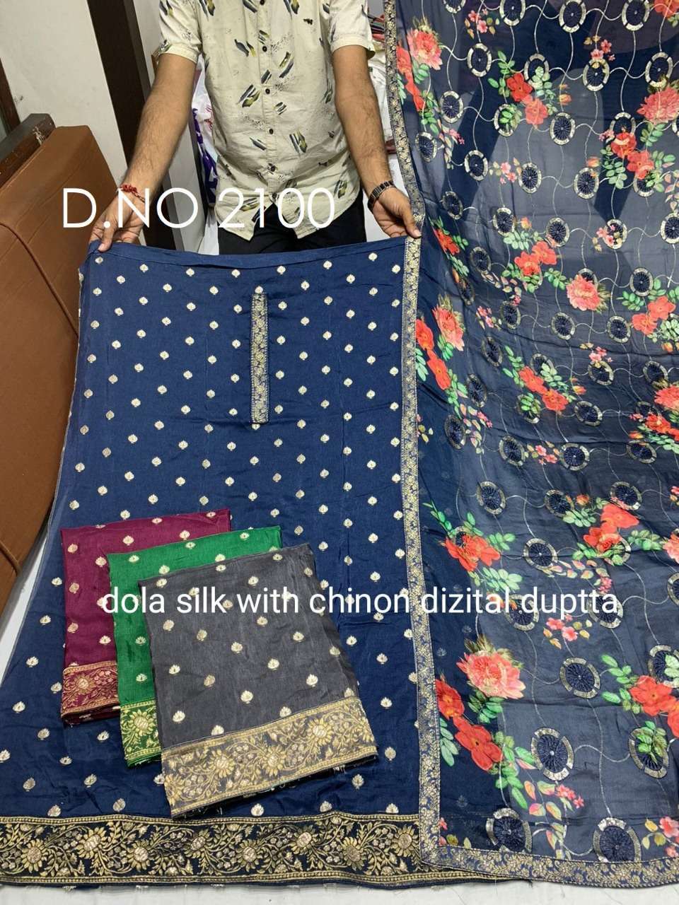 buy non catalog ladies salwar kameez heavy work 4 color matching suits