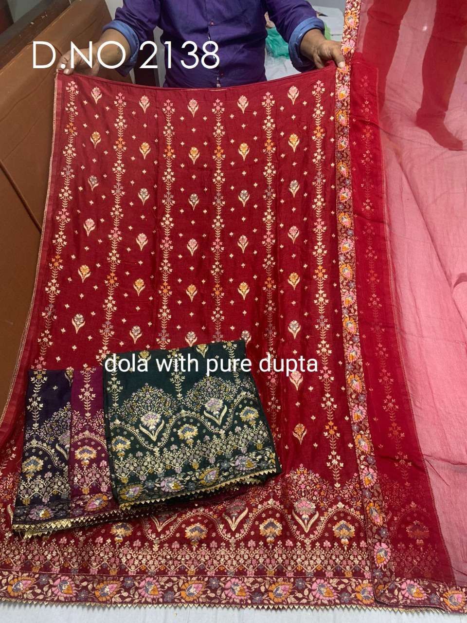 buy non catalog ladies salwar kameez heavy work 4 color matching suits