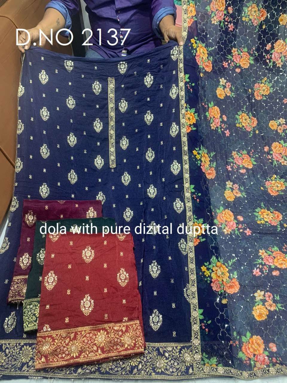 buy non catalog ladies salwar kameez heavy work 4 color matching suits