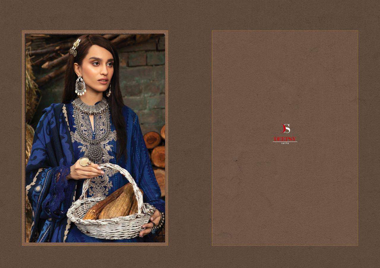 deepsy suits maria b vintage series 1281-1288 pure cotton suit 