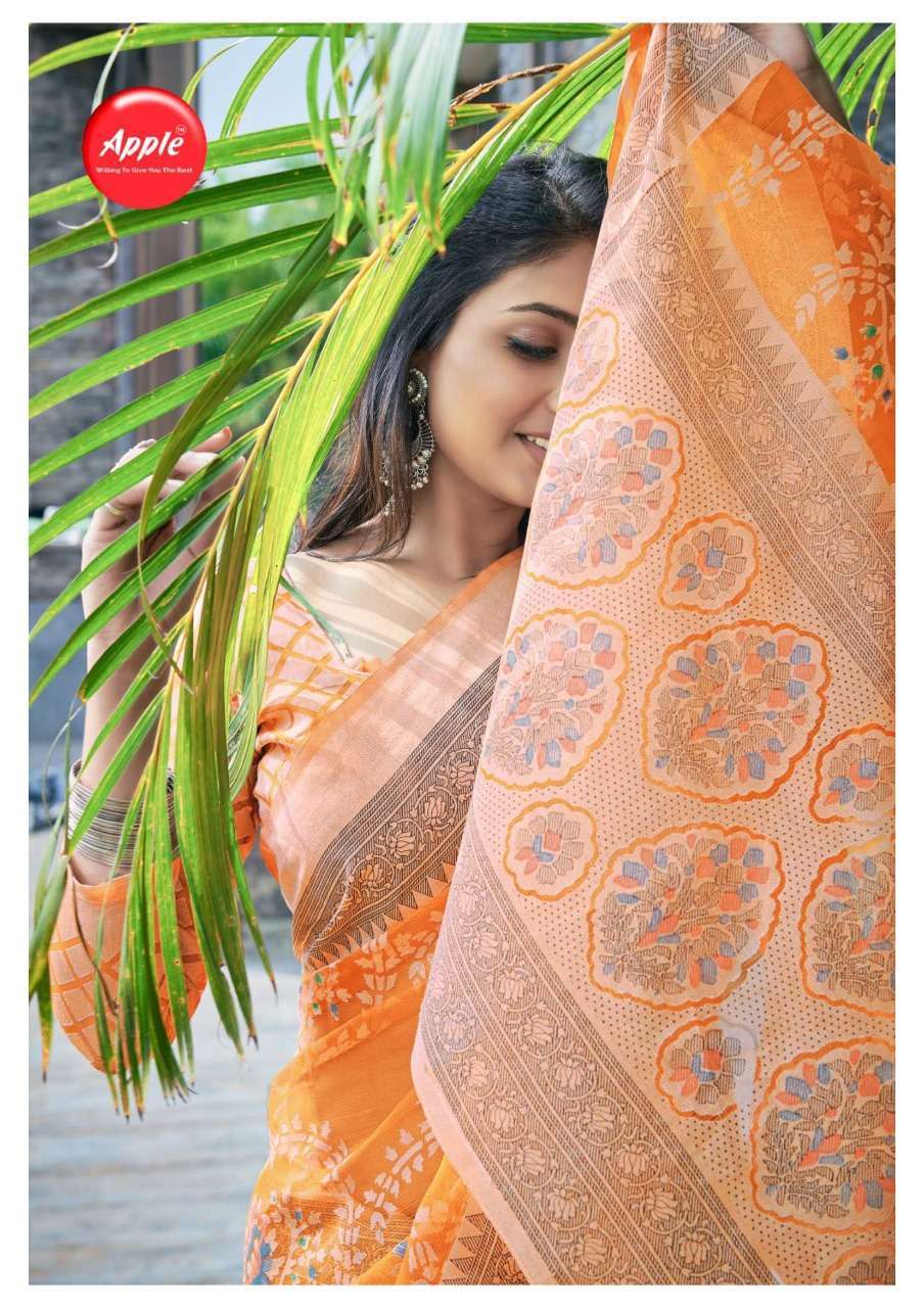apple saree marcal brasso vol 1 series 101-108 kimona brasso saree
