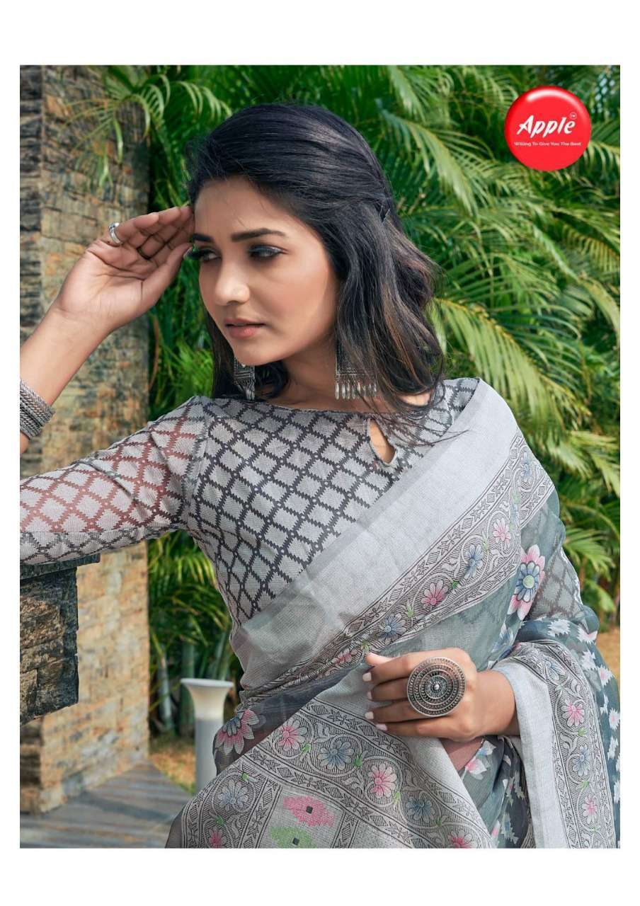 apple saree marcal brasso vol 1 series 101-108 kimona brasso saree
