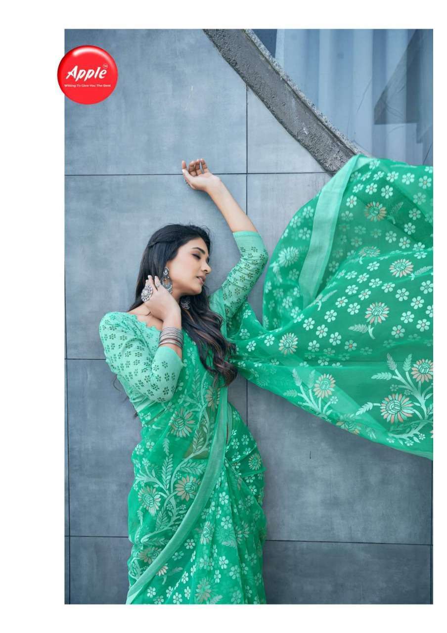 apple saree marcal brasso vol 1 series 101-108 kimona brasso saree