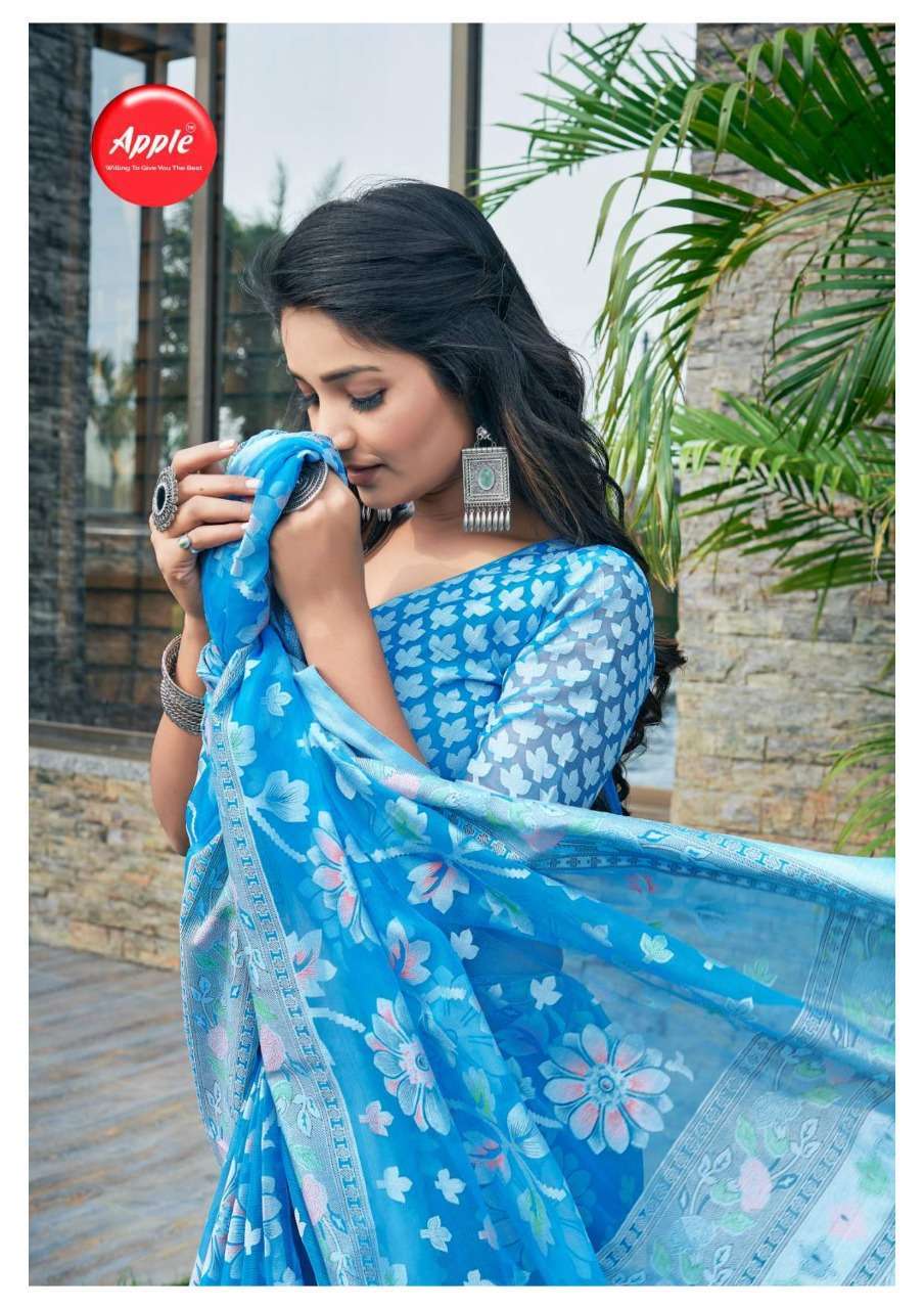 apple saree marcal brasso vol 1 series 101-108 kimona brasso saree