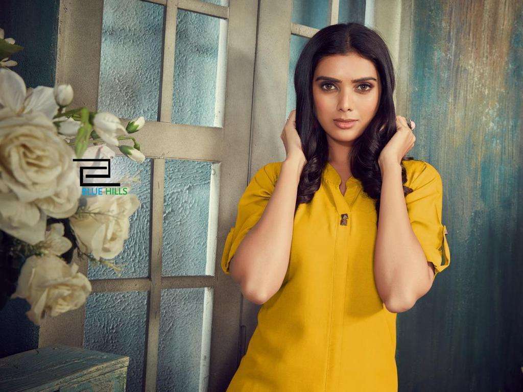 blue hills colorbar vol 10 series 1001-1008 rayon 14 kg dyed kurti