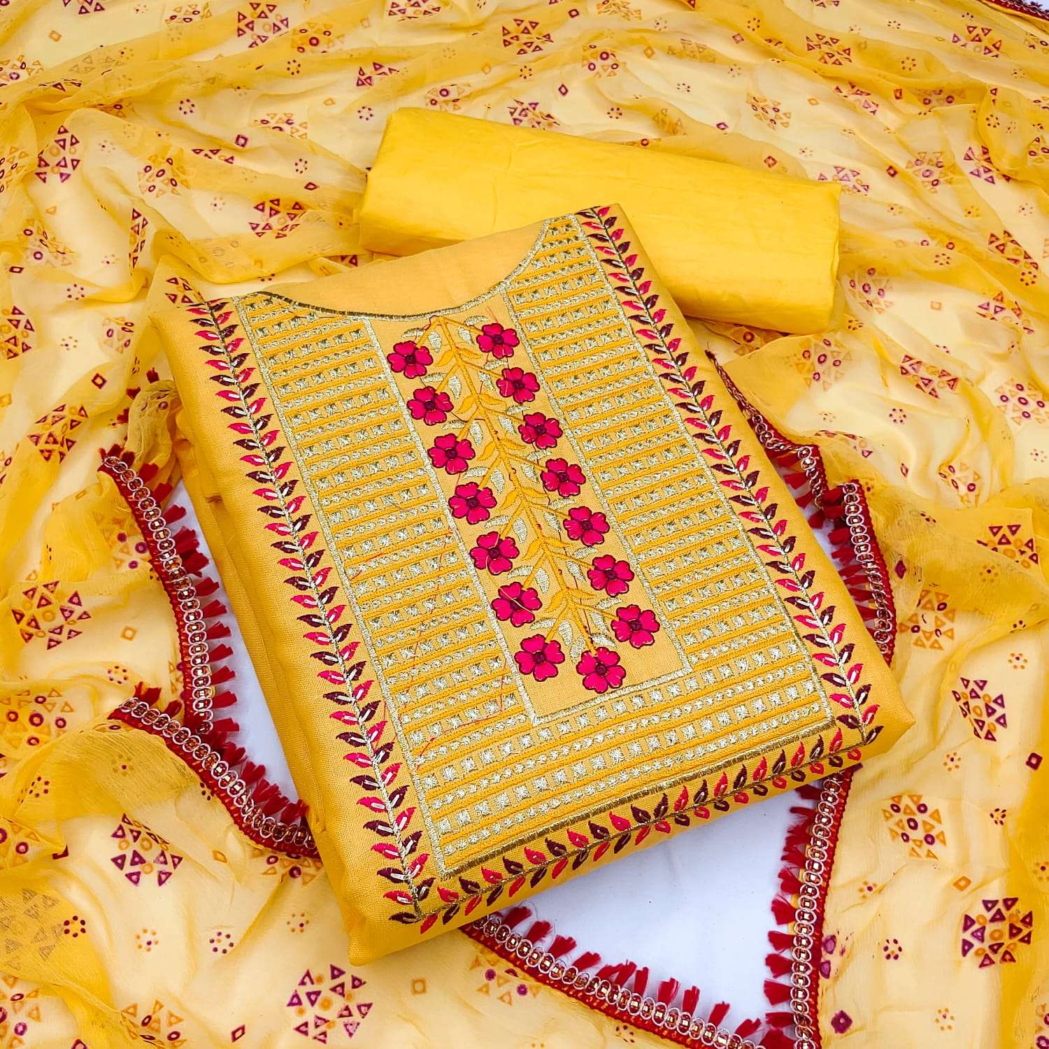 BT-07 DESIGNER SLUB COTTON MULTI WORK NON CATALOG SUITSS 