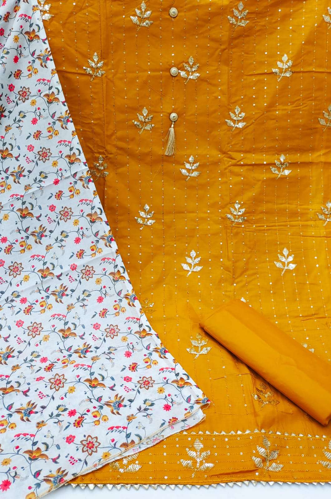 BT-15 DESIGNER PURE COTTON SEQUENCE WORK NON CATALOG SUIT 